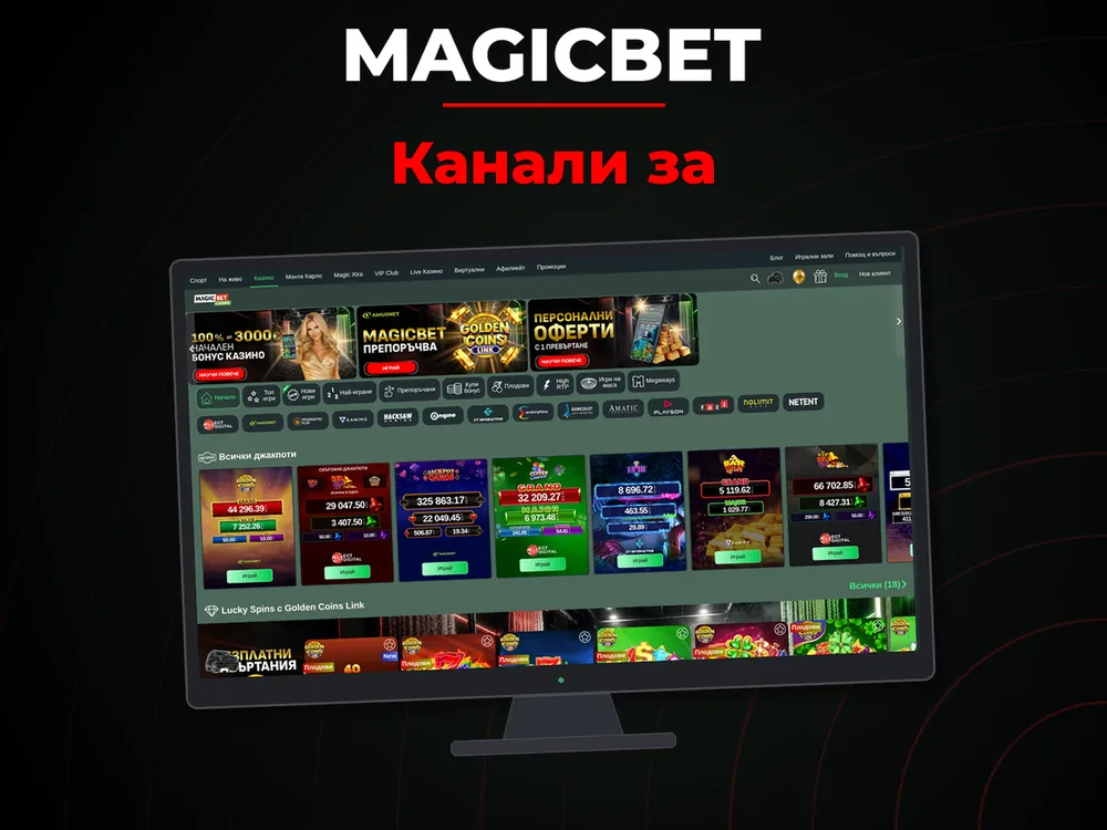 Magicbet - Канали за
